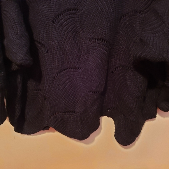 Black 2x sweater warm and cozy office casual GUC - Picture 4 of 6